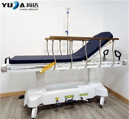 Camilla de transporte hidráulico médico